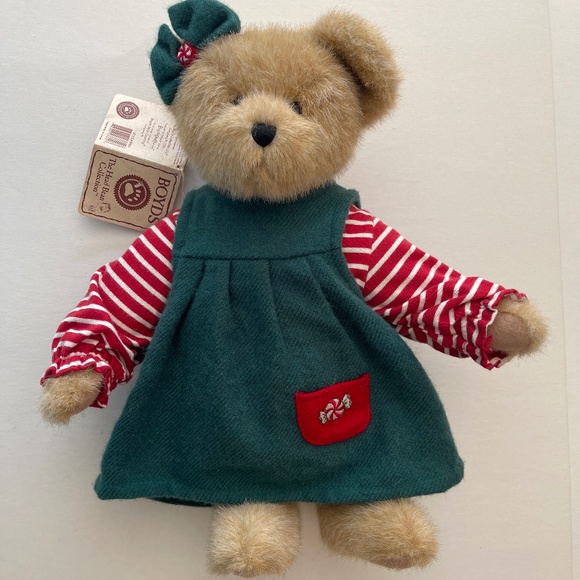 Boyd’s Bear Speara Mintly Christmas Bear - Picture 9 of 15